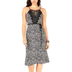 JOA Leopard Print Dress Sz Large